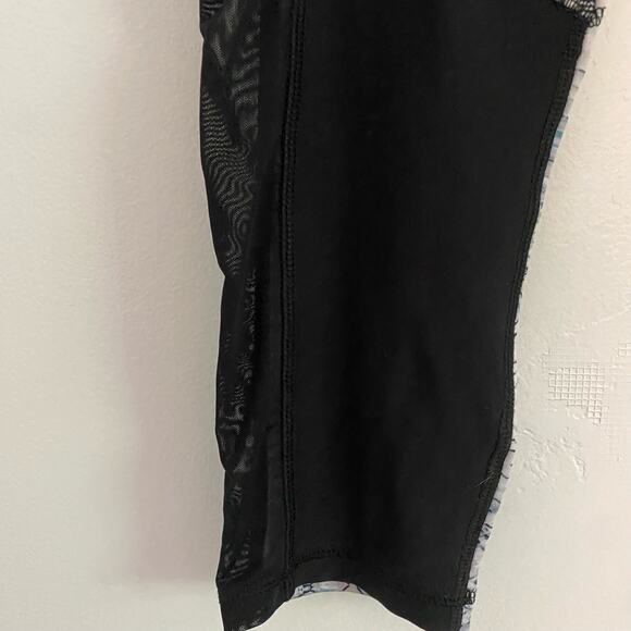 5/$25 X by Gottex Mesh Panel Patterned Pocket Workout Athletic Leggings M Medium - Picture 6 of 9